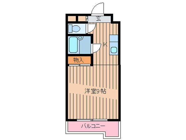 ドメ－ルＭの物件間取画像